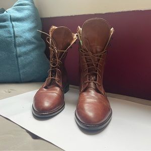 Beautiful vintage Italian leather riding boots sz 9